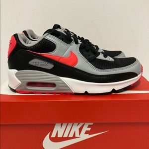 Nike air max 90 radiant red gradeschool/womens sizes
